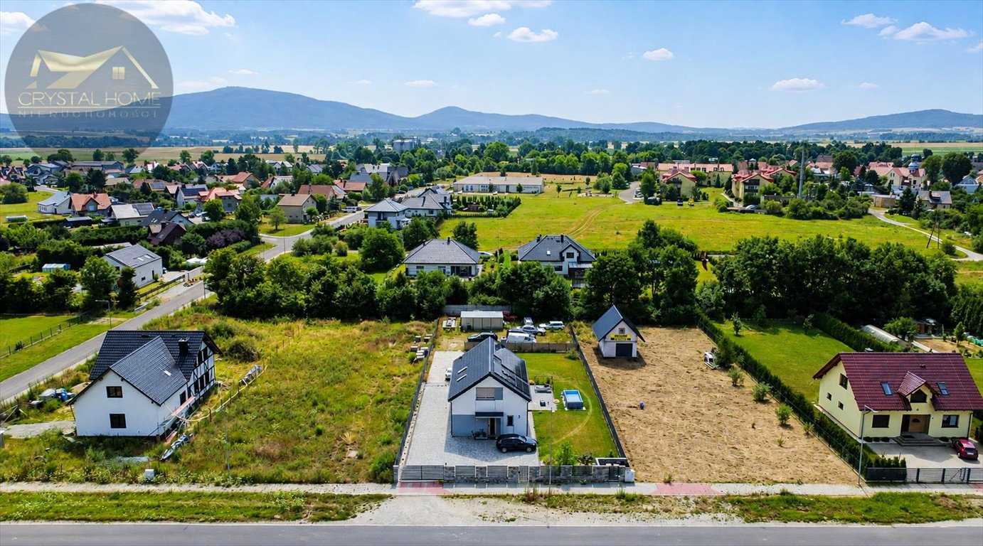 Nowoczesny dom 116 m² z garażem - fotowoltaika i kominek: Marcinowice: Baczyńskiego