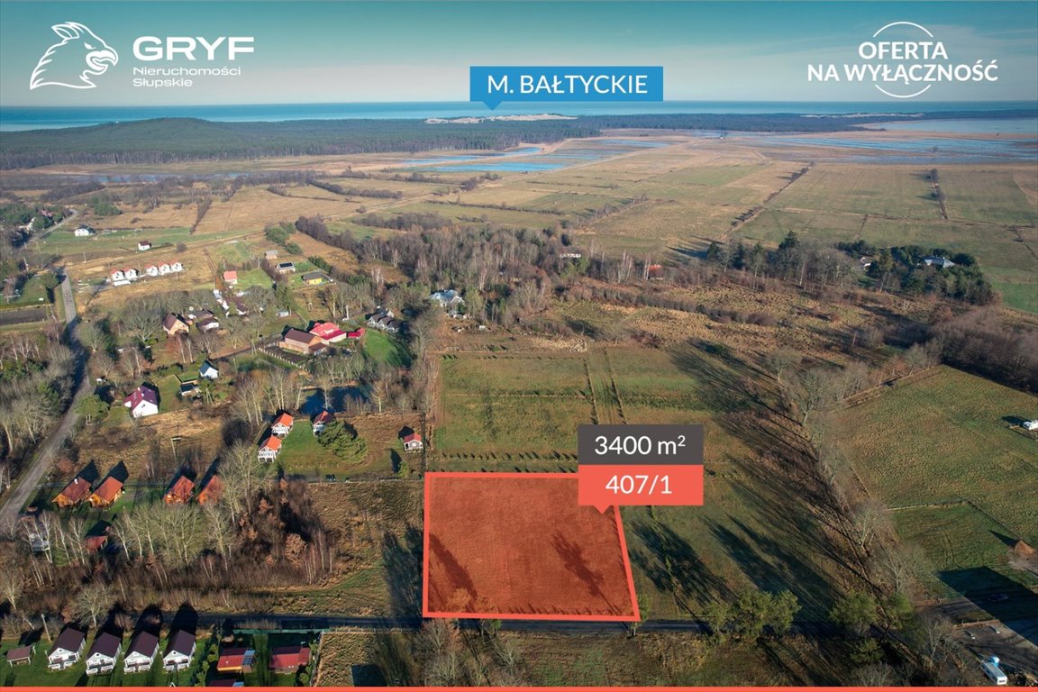 Działka 3400 m2 w Smołdzińskim Lesie - idealna pod dom Smołdziński Las  3 400m2 Foto 1