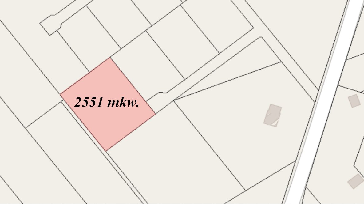 Działka 2551 m² pod zabudowę w Lubczynie – spokojna okolica Lubczyno  2 551m2 Foto 1