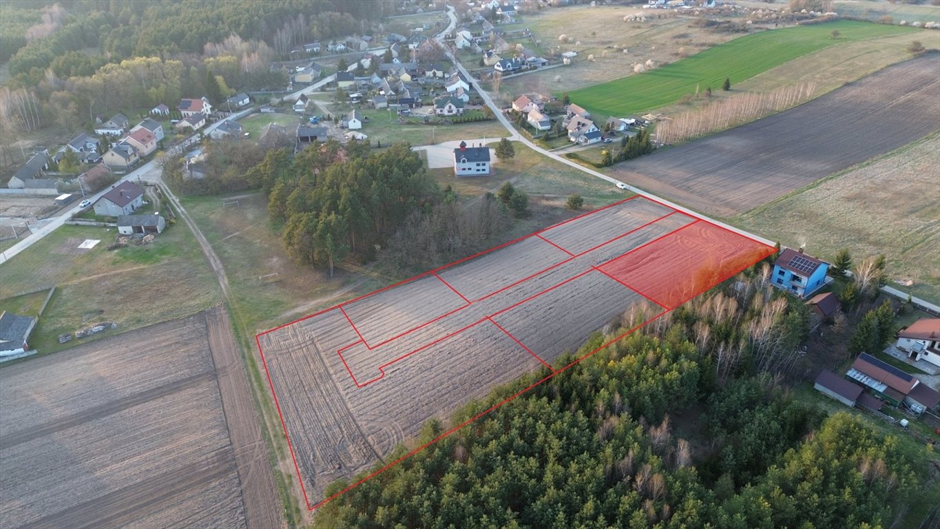 Działka 1100 m² w Ostrów z mediami - idealna pod inwestycję. Chęciny, Ostrów  1 100m2 Foto 1