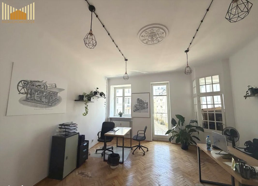 Przestronne 112m2 biuro z balkonem, 5 pokoi, po remoncie - polecam! Warszawa, Śródmieście Powiśle, Dobra  112m2 Foto 1