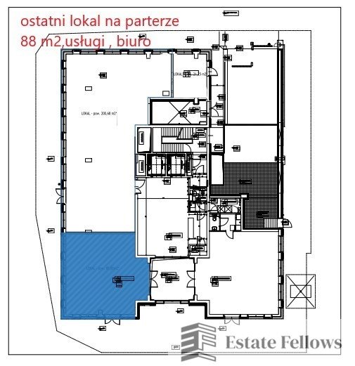 Zapraszam do wynajęcia lokalu usługowego 77,5 m² z dużymi witrynami Kraków, Pilotów  78m2 Foto 1