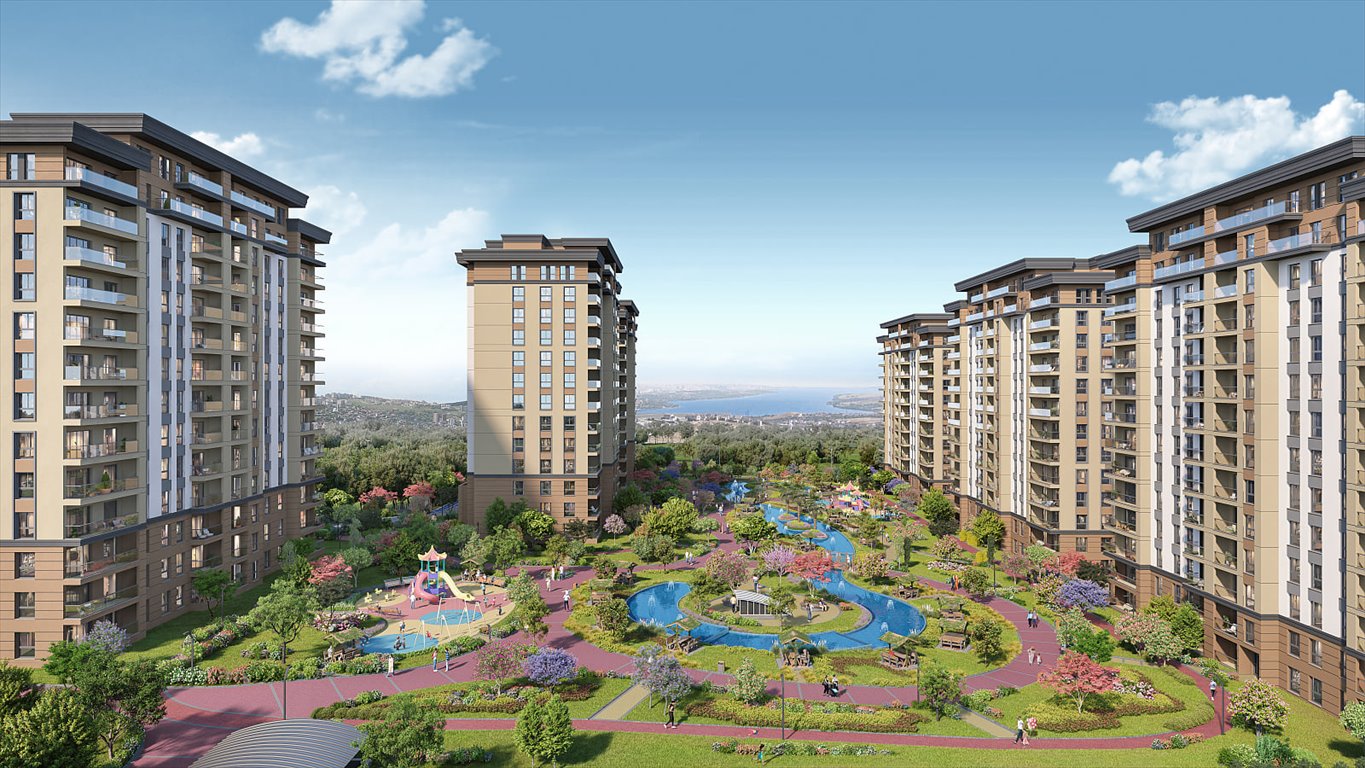Luksusowe 4-pokojowe apartamenty z widokiem na jezioro i basen Turcja, Tahtakale, Tahtakale, Avcılar, Stambuł  216m2 Foto 1