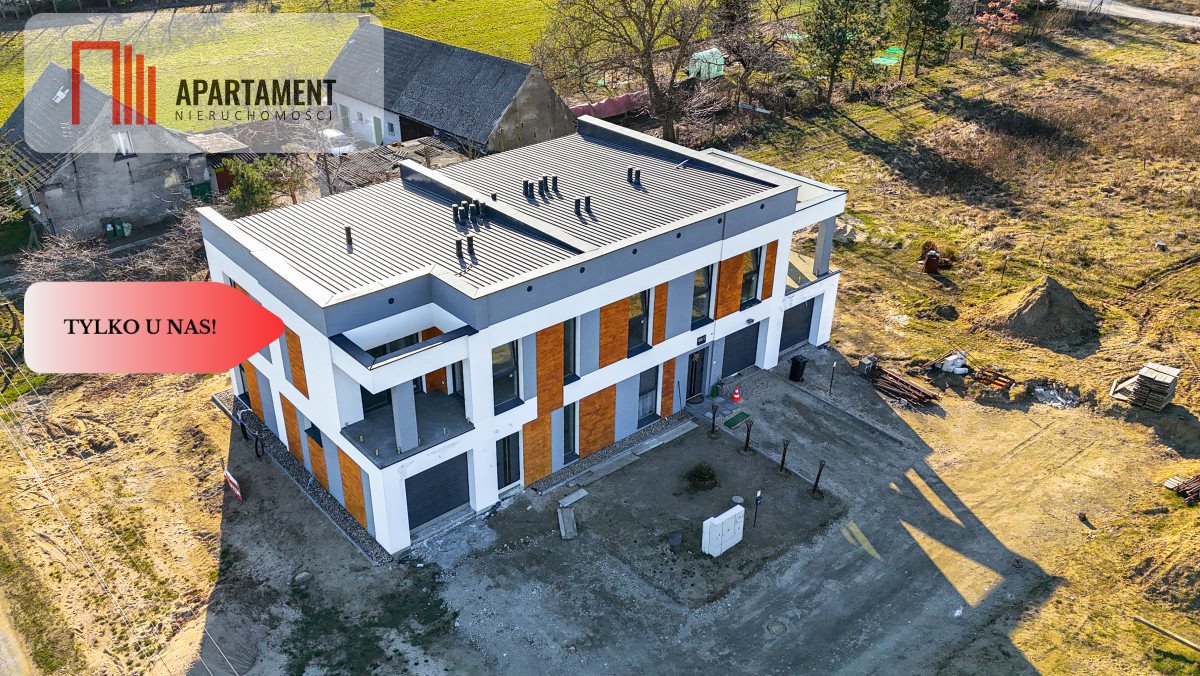 Nowoczesny bliźniak 116 m2 z tarasem i działką Laskowice  116m2 Foto 1