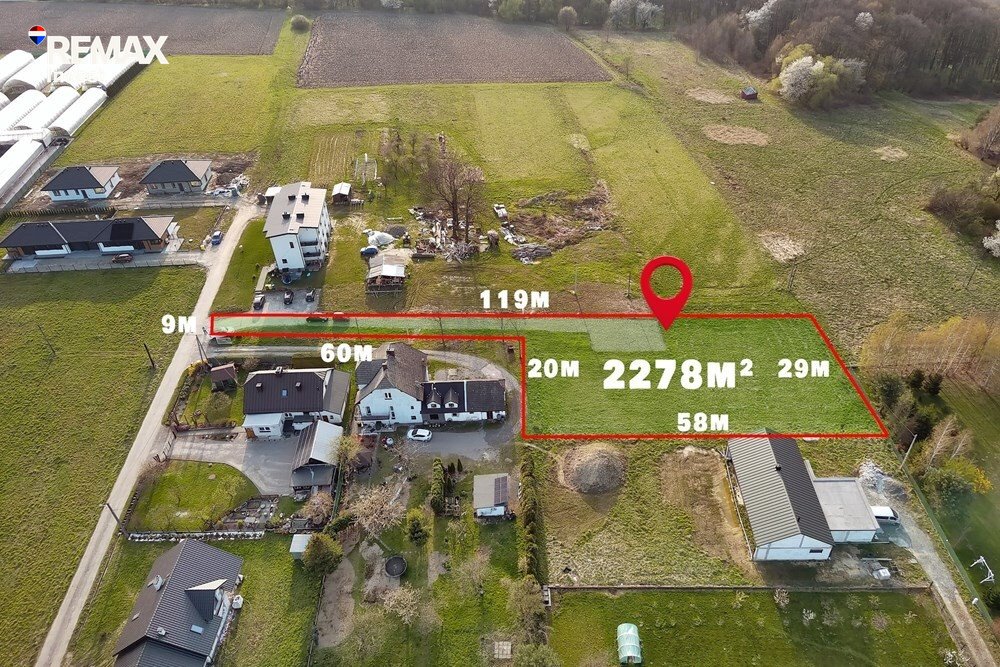 Sprzedam działkę 2282 m² pod zabudowę i usługi w Bielsko-Bałej Bielsko-Biała, Bystra 127  2 282m2 Foto 1