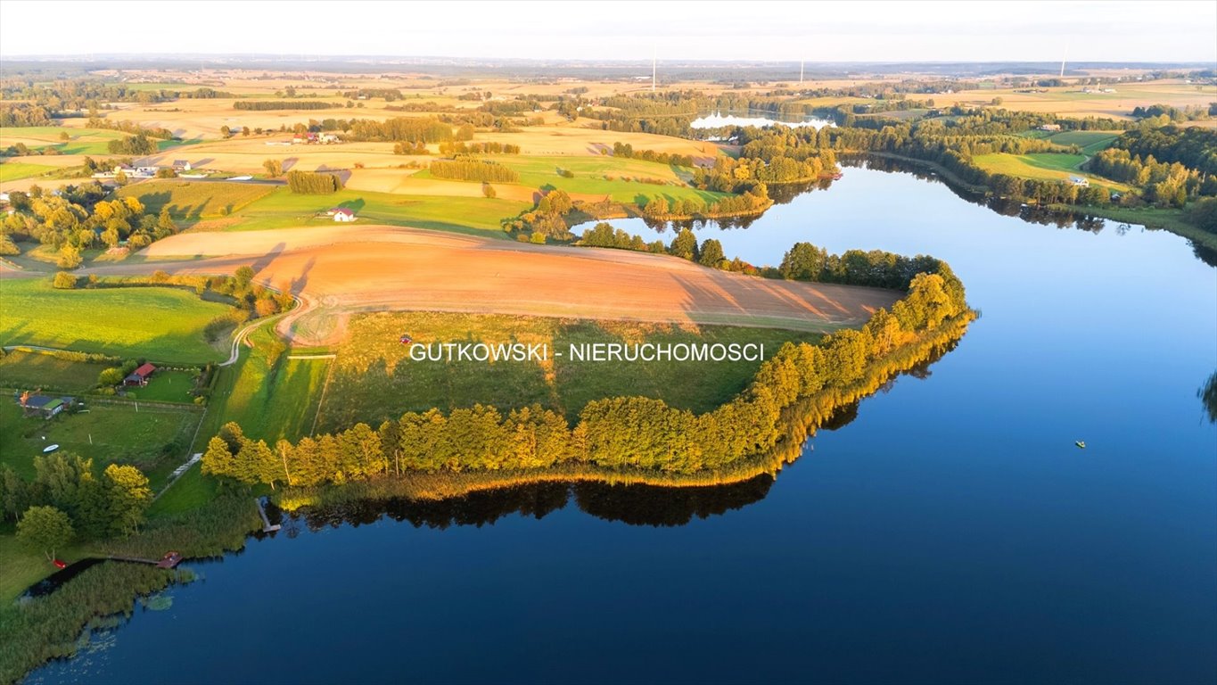 Do sprzedania działka 1198 m² nad jeziorem w Mazurach Jamielnik  1 198m2 Foto 1