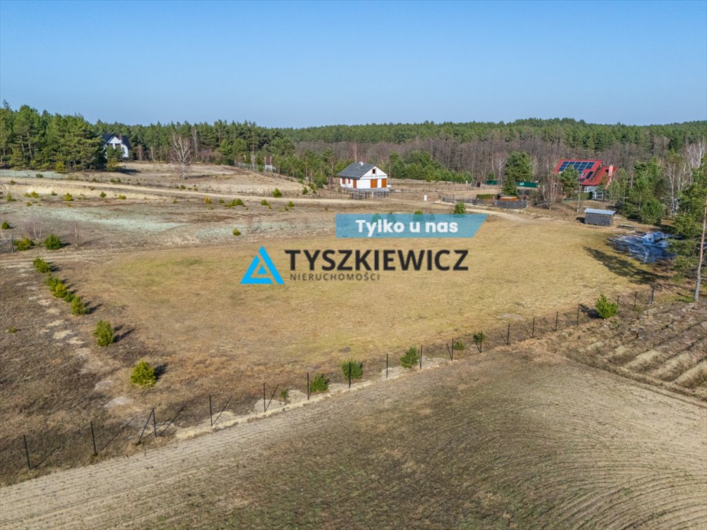 Działka budowlana 3765 m² z warunkami zabudowy, lasem i rzeką Swornegacie  3 765m2 Foto 1