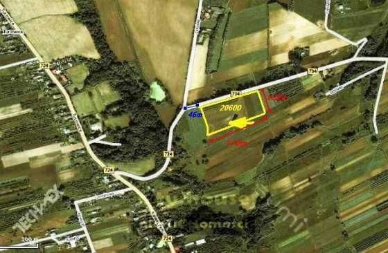 Działka 20 600 m² z możliwością zabudowy i usług Dębówka  20 600m2 Foto 1