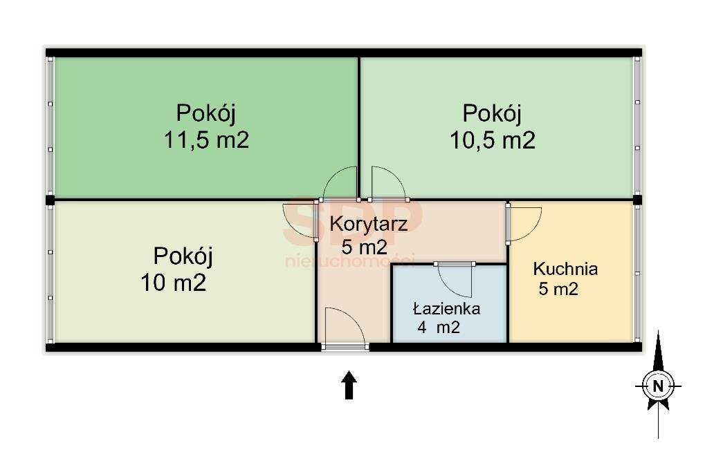 Mieszkanie trzypokojowe na sprzedaż Wrocław, Fabryczna, Grabiszyn, Stalowowolska  46m2 Foto 5