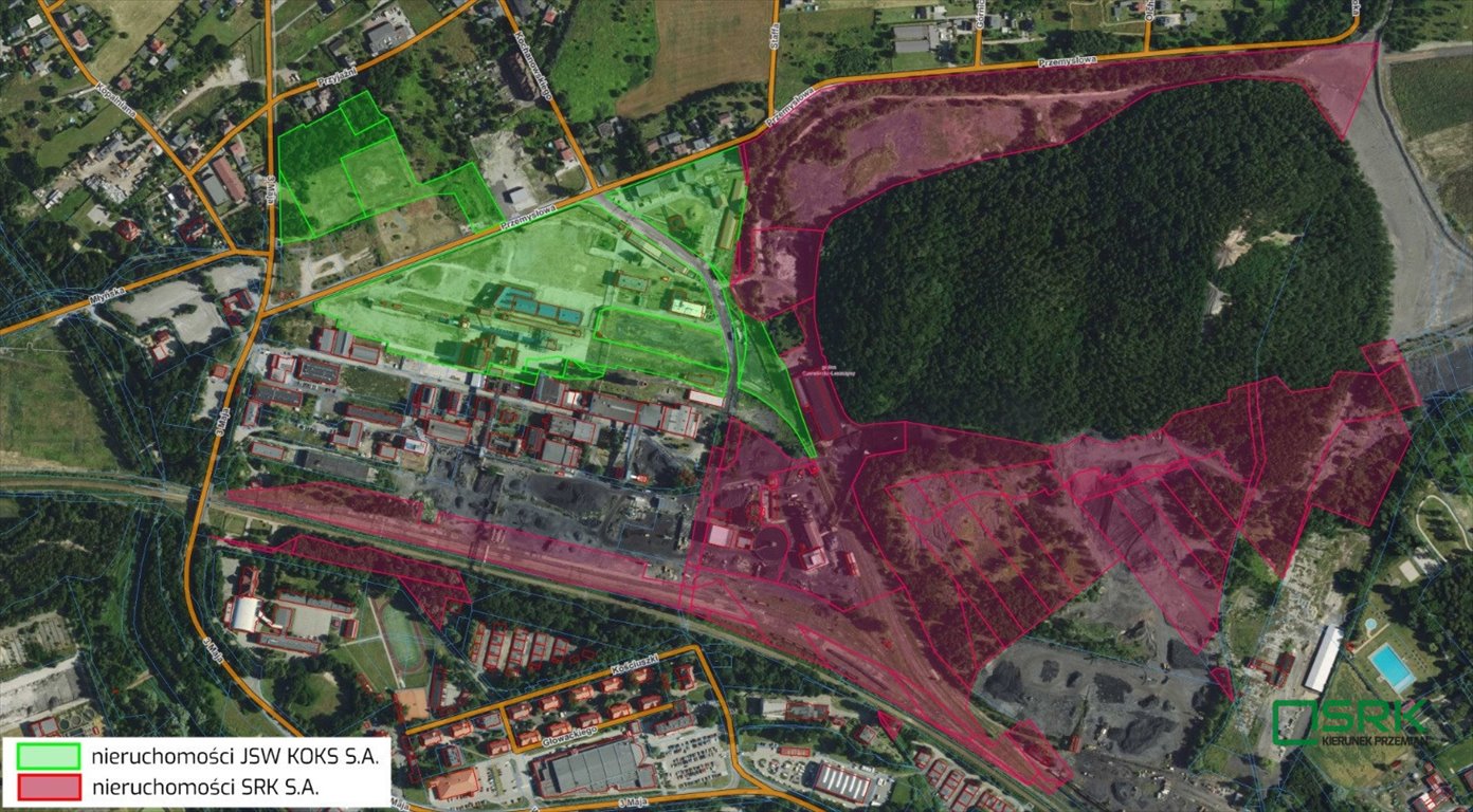 Duża działka przemysłowa 409 tys. m² z bocznicą i osadnikami Czerwionka-Leszczyny, Czerwionka-Leszczyny, Przemysłowa i 3 Maja  409 074m2 Foto 1