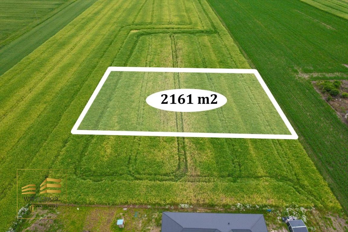 Działka 2161 m2 pod dom jednorodzinny, media, w cichej okolicy Niedrzwica Duża, Graniczna  2 161m2 Foto 1