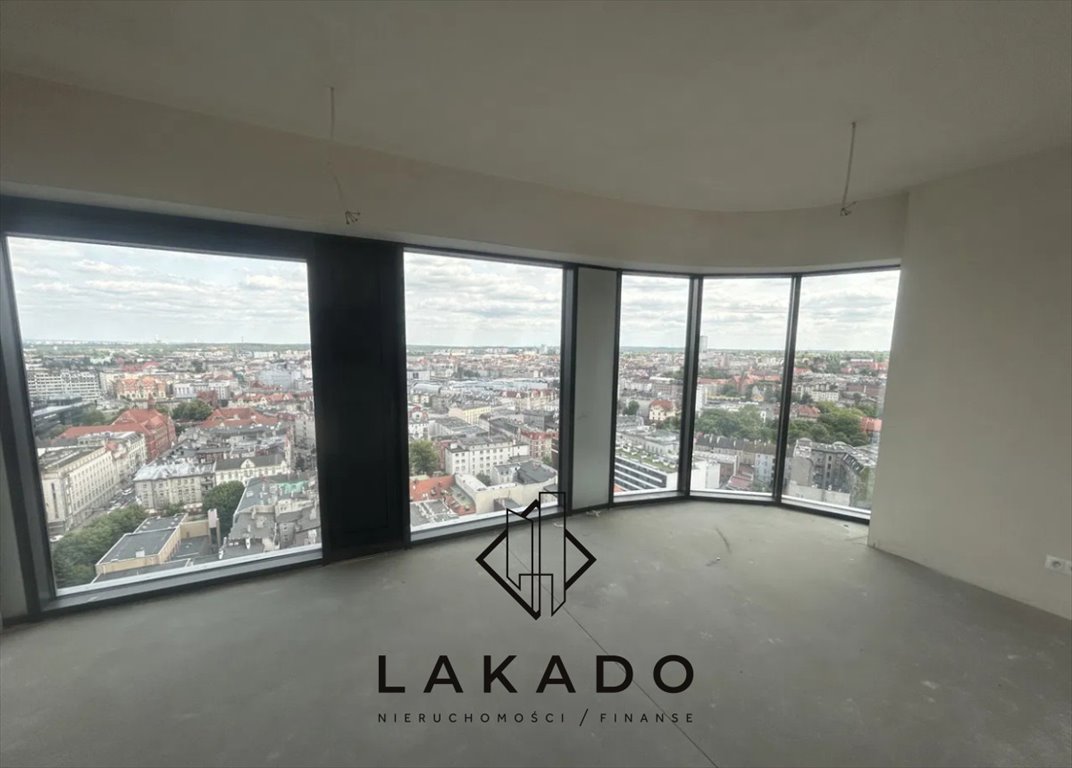 Widok na Katowice z 21. piętra – 3-pokojowe mieszkanie w GLOBAL Katowice, Centrum, Zabrska  55m2 Foto 1