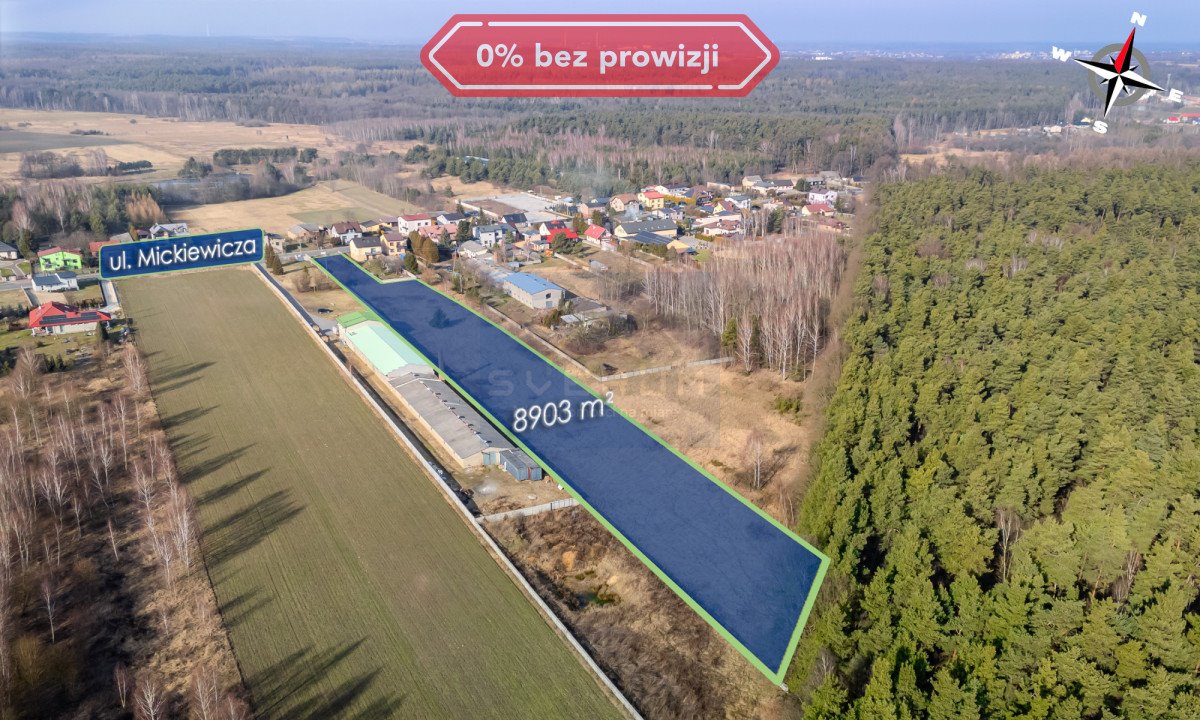Działka przemysłowo-handlowa na sprzedaż Wręczyca Wielka, Adama Mickiewicza  8 903m2 Foto 1