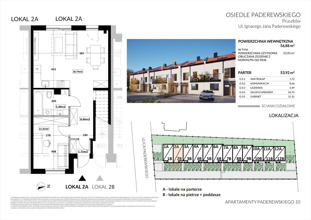 Mieszkanie trzypokojowe na sprzedaż Piastów, piastów, Ogińskiego  54m2 Foto 1