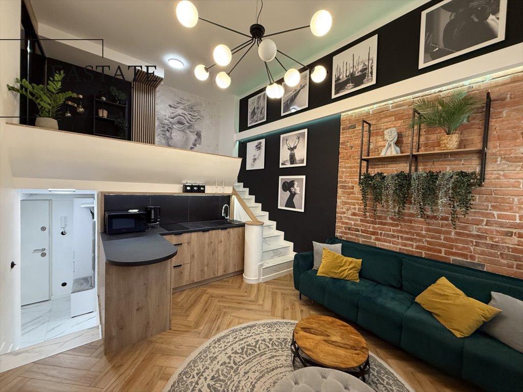 Luksusowe 45 m² loft z antresolami, klimatyzacją i pełnym wyposażeniem Warszawa, Śródmieście, Chmielna  44m2 Foto 1