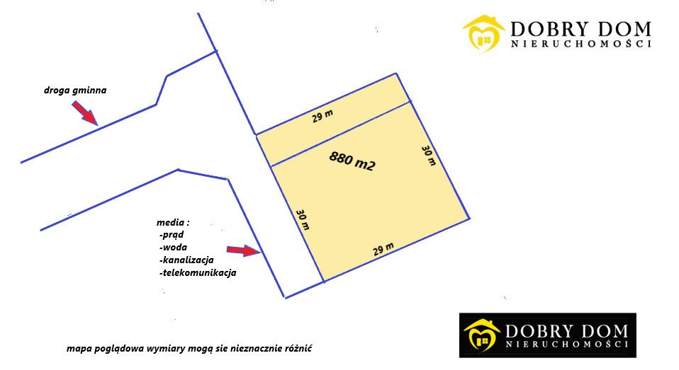 Na sprzedaż działka budowlana 880 m² w Dąbrowie Białostockiej Dąbrowa Białostocka  880m2 Foto 1