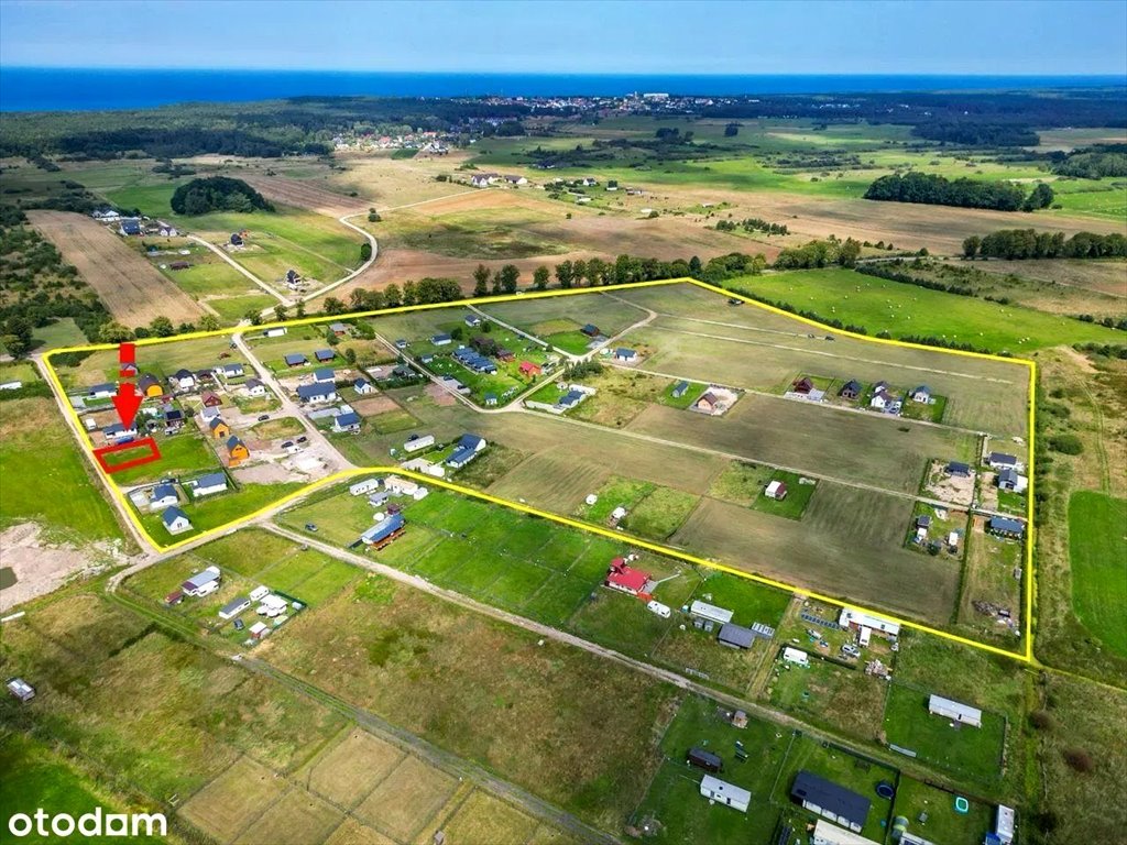 Działka nad morzem 307 m² z mediami i możliwością łączenia Rusinowo, Rusinowo  307m2 Foto 1
