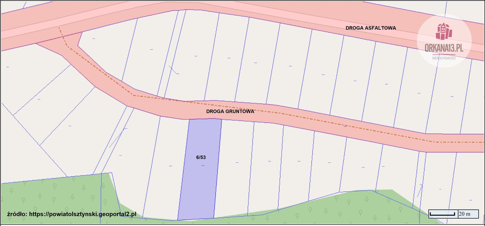 Działka rekreacyjna na sprzedaż Barwiny, Barwiny (osada)  2 302m2 Foto 6