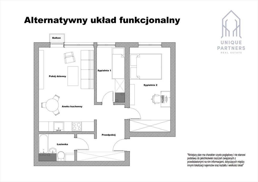 Mieszkanie dwupokojowe na sprzedaż Warszawa, Bielany, Marymoncka  49m2 Foto 11
