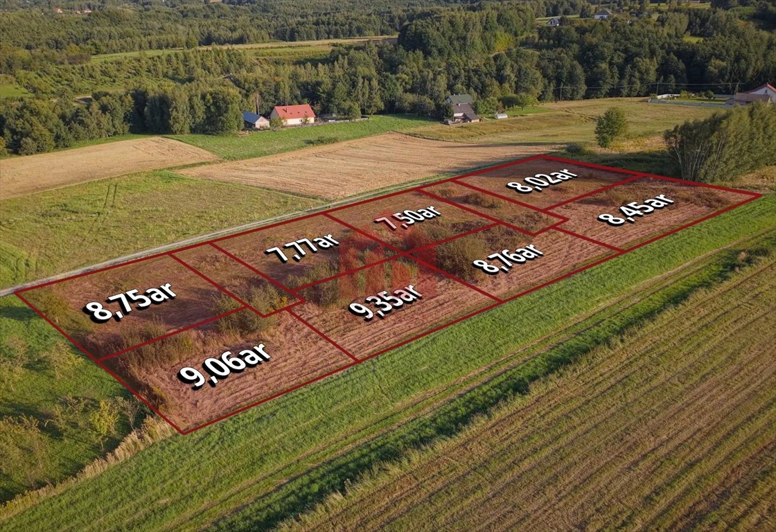 Działki budowlane w Rzeszowie – spokojna okolica, media Rzeszów, Budziwój, Poziomkowa  935m2 Foto 1