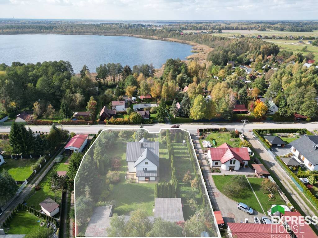 Dom z potencjałem nad jeziorem Rotcze – 8 pokoi, 26 arów Grabniak  245m2 Foto 1