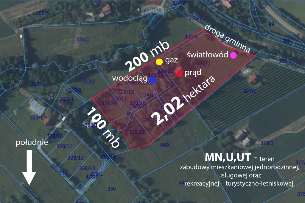 Działka inwestycyjna na sprzedaż Pogorzany  20 200m2 Foto 3