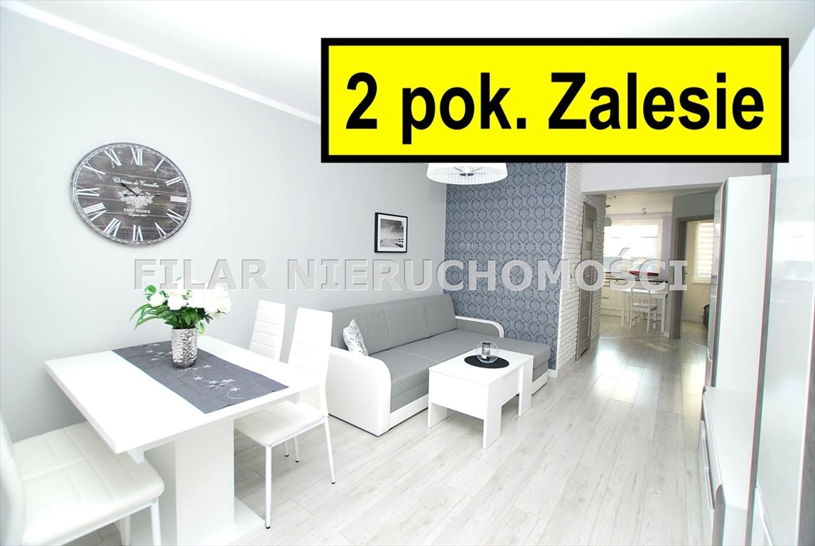 Mieszkanie dwupokojowe na wynajem Lubin, Zalesie  44m2 Foto 1