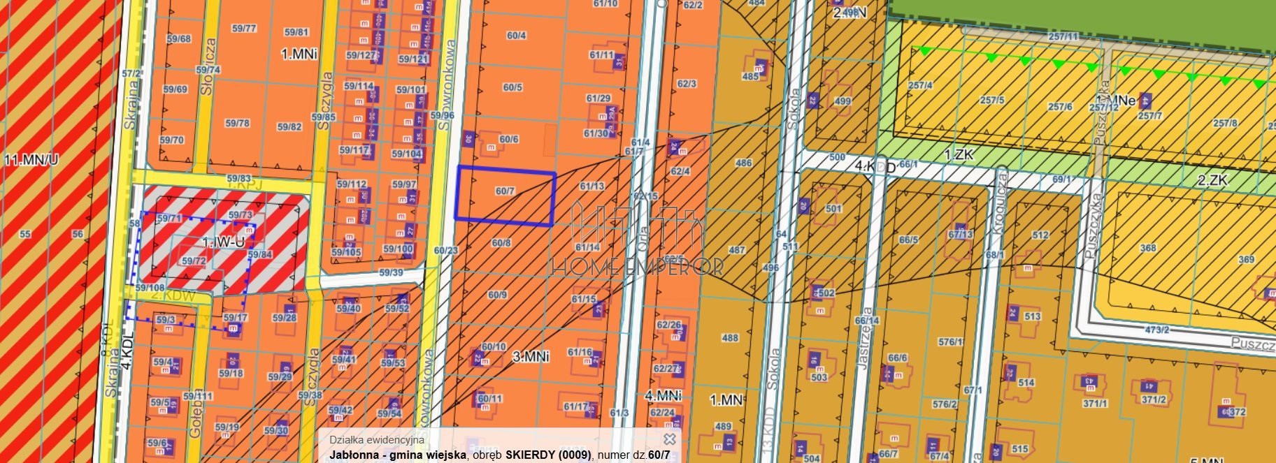 Działka budowlana na sprzedaż Skierdy, Skowronkowa  1 000m2 Foto 1