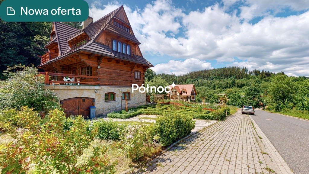 Unikatowy dom z bali z zakopiańskim charakterem i widokiem Duszniki-Zdrój, Miejska Górka  218m2 Foto 1