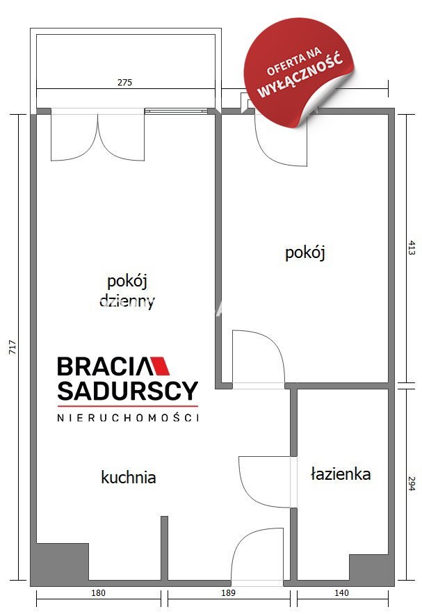Mieszkanie dwupokojowe na wynajem Kraków, Podgórze, Stare Podgórze, Konopnickiej  37m2 Foto 3