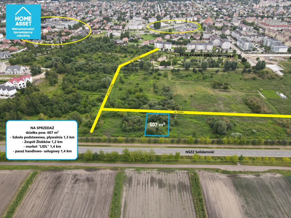 Działka budowlana na sprzedaż Pruszcz Gdański, Polska  607m2 Foto 1