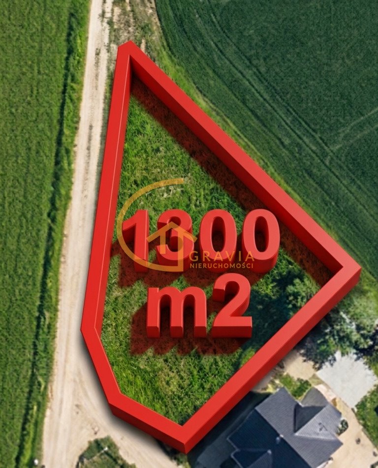 Działka 1300 m² w Kostkowie – spokój i pełne media Kostkowo, Klonowa  1 300m2 Foto 1