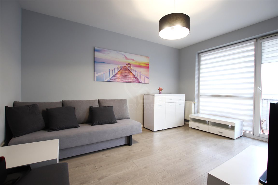 Nowoczesne 33m2 z widokiem na zieleń i pełnym wyposażeniem Wrocław, Wrocław-Fabryczna, Gądów Mały, Bulwar Dedala  33m2 Foto 1