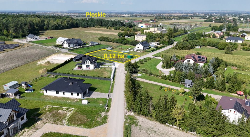 Działka budowlana na sprzedaż Płoskie  1 200m2 Foto 3