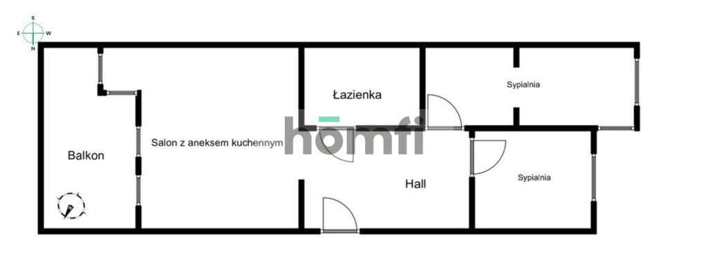 Mieszkanie trzypokojowe na wynajem Kraków, Czyżyny, Czyżyny, al. Pokoju  68m2 Foto 17