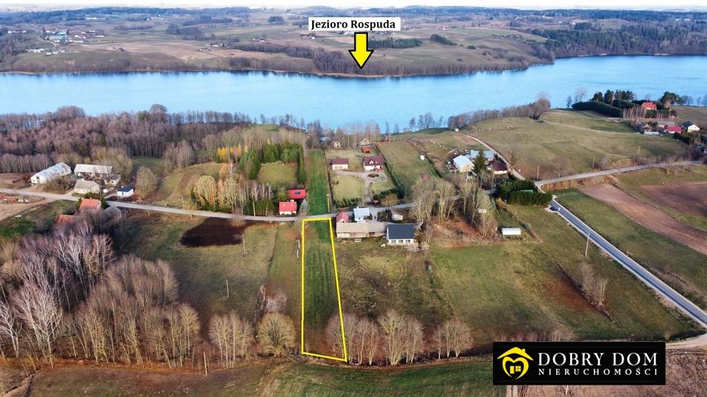 Działka 1675 m² nad Jeziorem Rospuda – blisko natury Supienie  1 675m2 Foto 1