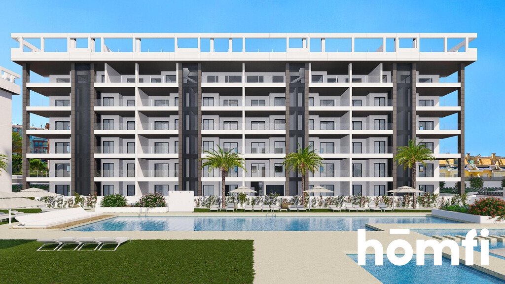 Nowoczesne apartamenty z widokiem na morze w Torrevieja Hiszpania, Torrevieja  65m2 Foto 1
