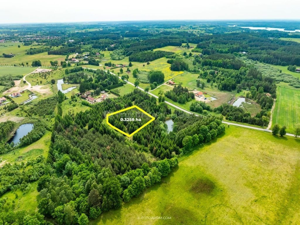 Działka 3255 m² pod dom całoroczny w Najdymowie Najdymowo  3 258m2 Foto 1
