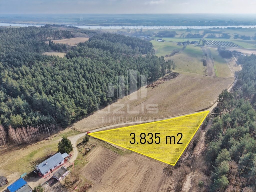 Działka 3 835 m² z wodą i decyzją o zabudowie Jaźwiska  3 835m2 Foto 1