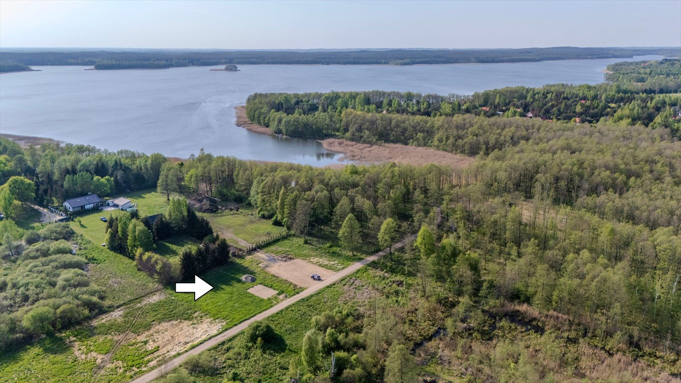Działka rekreacyjna z dostępem do jeziora Sasek Wielki Trelkówko  1 181m2 Foto 1