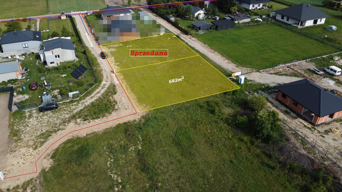 Działka 682 m² w spokojnej okolicy Sochaczewa z warunkami zabudowy Sochaczew, Wypalenisko  682m2 Foto 1