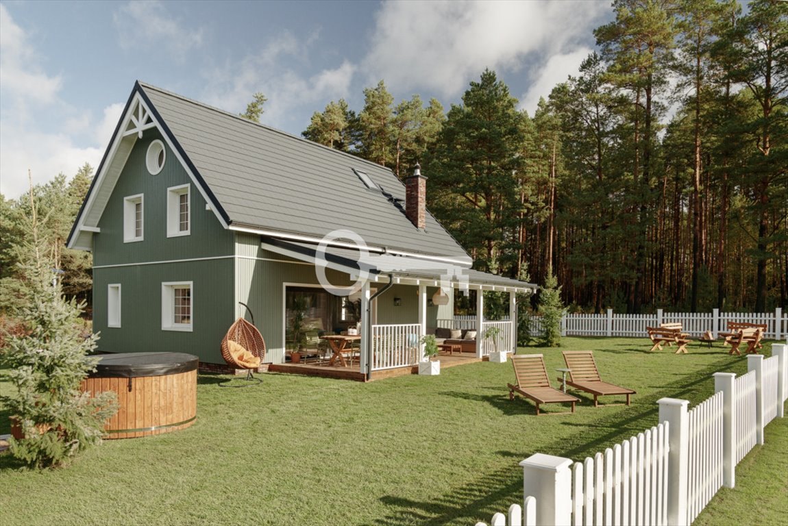 Dom nad jeziorem Kaszuby - sauna jacuzzi i nowoczesny design Raduń  140m2 Foto 1