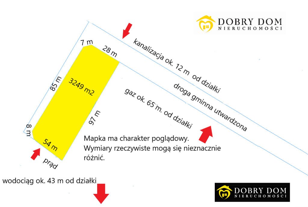 Działka usługowa 3249 m² w Augustowie z pełną infrastrukturą Augustów  3 249m2 Foto 1