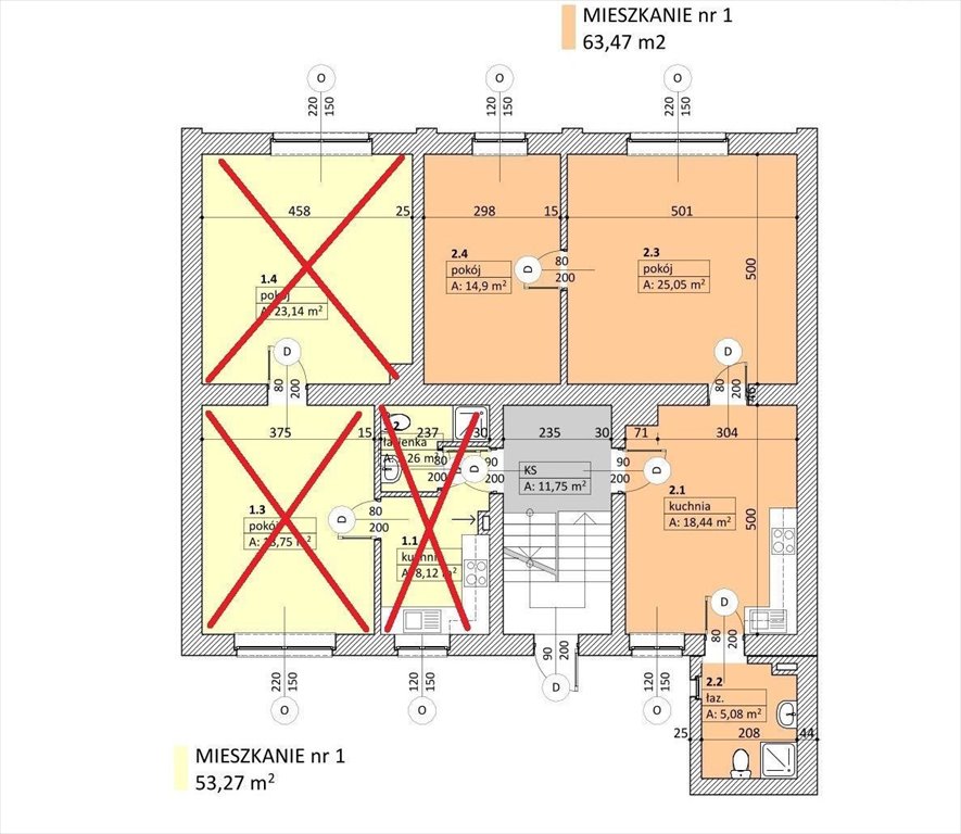 Mieszkanie dwupokojowe na sprzedaż Piekary Śląskie  63m2 Foto 8