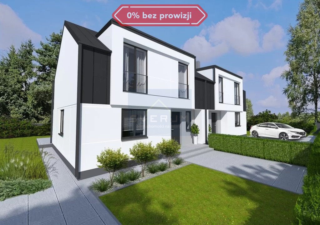 Nowoczesny dom bliźniak 92 m2 z ogrodem w Kiedrzyne Częstochowa, Kiedrzyn  92m2 Foto 1