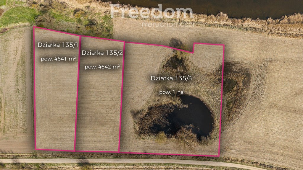 Sprzedam działkę 4641 m² nad rzeką Stara Tuja w Stobcu Stobiec  4 641m2 Foto 1