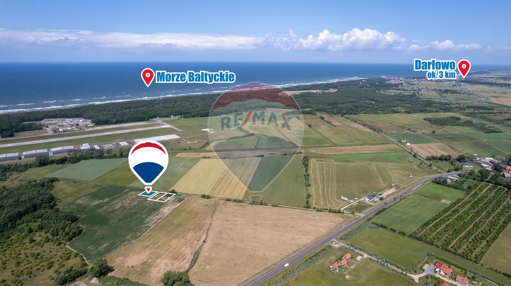 Działka 1000 m² z widokiem na pola i blisko plaży. Żukowo Morskie  1 000m2 Foto 1