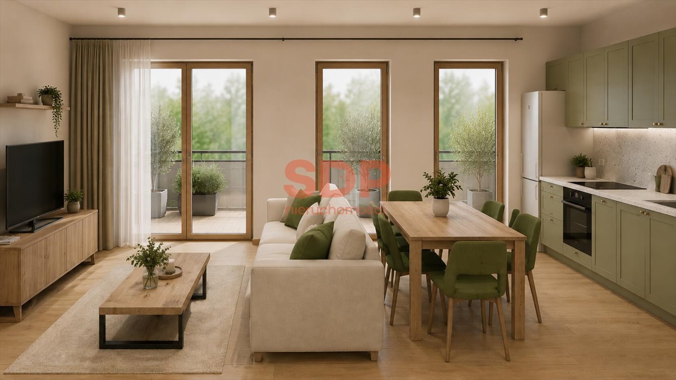 Do sprzedania nowoczesne 3-pokojowe mieszkanie 55 m² w Świętej Katarzynie Święta Katarzyna, Żernicka  55m2 Foto 1