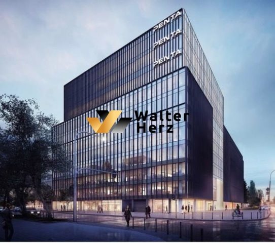 Nowoczesny biurowiec D48 na Mokotowie z tarasami i parkingiem Warszawa, Mokotów, Domaniewska  1 390m2 Foto 1