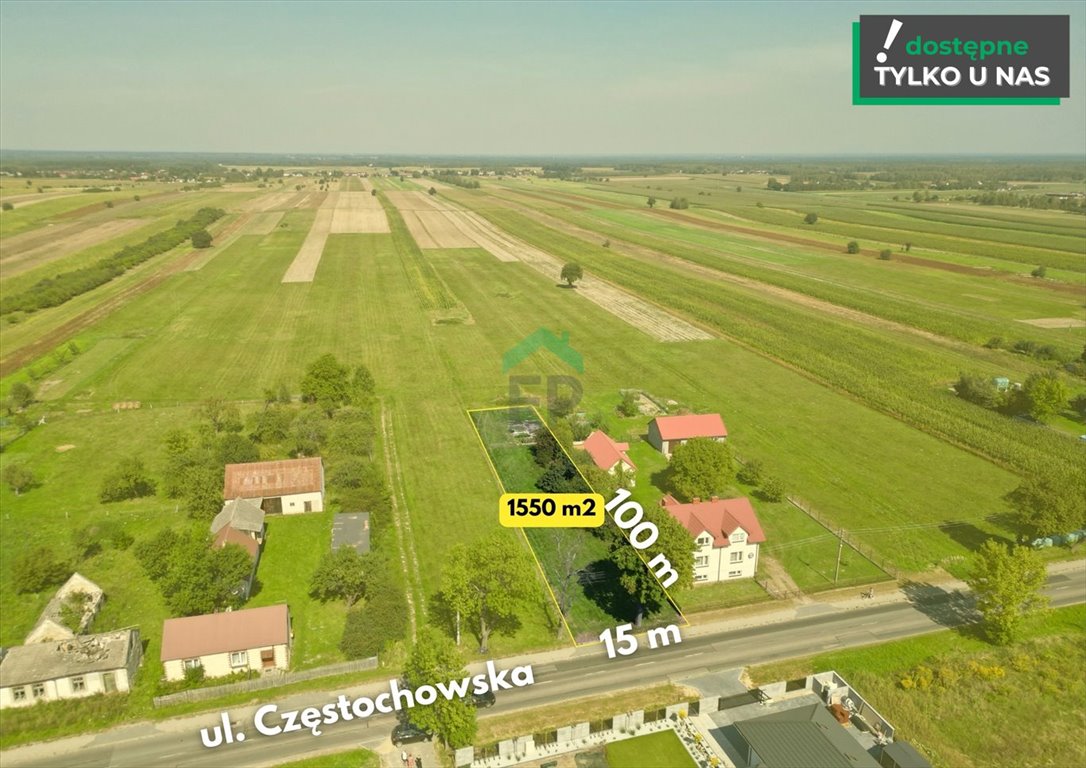 Działka budowlana na sprzedaż Mokrzesz  1 550m2 Foto 1